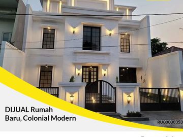 New Luxury House in Kertajaya Indah, Surabaya - Modern Colonial Design