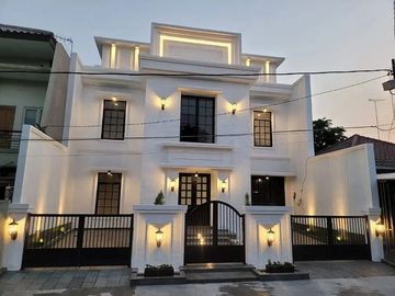 New Luxury House in Kertajaya Indah, Surabaya - Modern Colonial Design