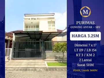 Dijual Rumah Purimas Gunung Anyar Modern Minimalis Rungkut MERR UPN