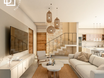 Casa tipo Town House en venta  con alberca privada y terraza