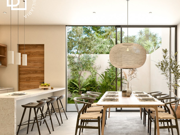 Casa tipo Town House en venta  con alberca privada y terraza