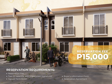 Pre-Selling 2 Bedroom 2 Storey Fully Finished Townhouse in Forestview, Carcar, Cebu