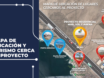 SUPER OCASIÓN VENTA DE LOTES PARA VIVIENDA O INVERSIÓN EN PUNTA NEGRA desde. $14,400 contado