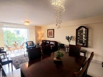 VENTA EN CORAZON DE MIRAFLORES APARTAMENTO FLAT 124.32 M2 VIVE CON COMODIDAD SEGURIDAD Y CERCA DE TODO