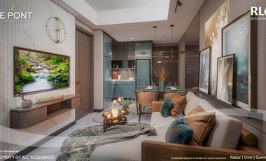 FOR SALE: 2 BR SPACIOUS UNIT AT LE PONT BRIDGETOWNE ALONG C5,PASIG AS LOW AS 42k/MONTHLY with NO DP, NO INTEREST IN 10YEARS