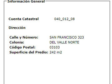 DEPARTAMENTO SAN FRANCISCO DEL VALLE DEL NORTE