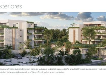 Departamento en Venta de 2 recámaras en Tulum Country Club