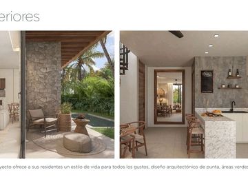 Departamento en Venta de 2 recámaras en Tulum Country Club