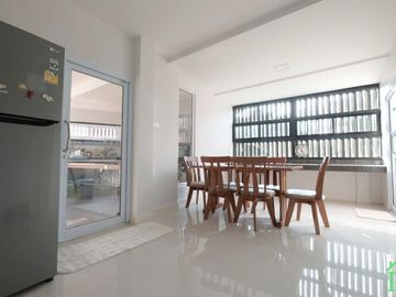 Spacious house for sale on the corner beside the lake in Mooban Ornsirin 3 San Pu Loei, Doi Saket