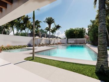 Casa en venta playa del carmen 3 recamaras y alberca privada del condominio