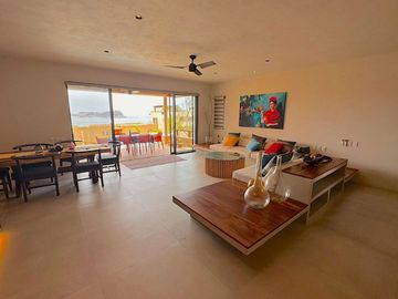 Departamento vista al mar con acceso a la playa, en venta, Arrocito, Huatulco
