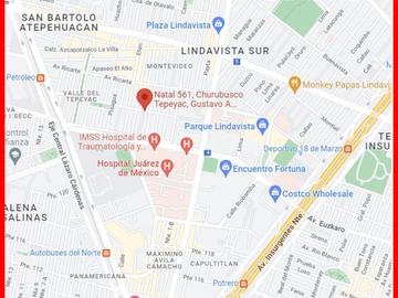 VENTA DE CASA EN NATAL # 561, COL CHURUBUSCO TEPEYAC, GAM