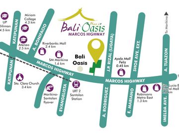 RENT TO OWN 2br Unit. in Pasig. Bali Oasis 2 10 Mins.From LRT Santolan Station!