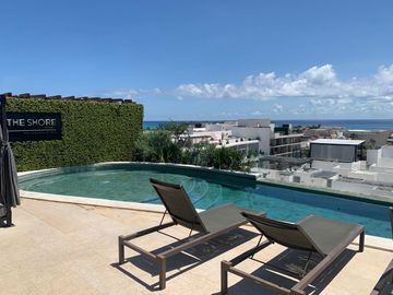 Departamento Penthouse 2 recamaras en The Shore Playa del Carmen