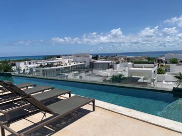 Departamento Penthouse 2 recamaras en The Shore Playa del Carmen