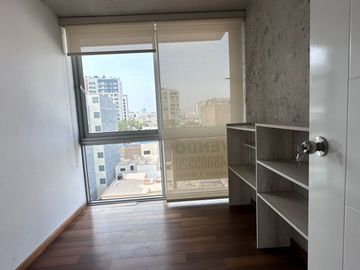 Moderno dúplex  estilo industrial de un dormitorio y habitación Home Office 🏡💎