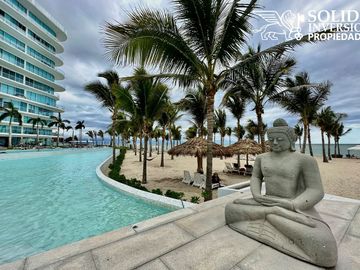 NUEVO VALLARTA | DEPARTAMENTO A PIE DE PLAYA EN MARITIMA PLAYA - ENTREGA INMEDIATA