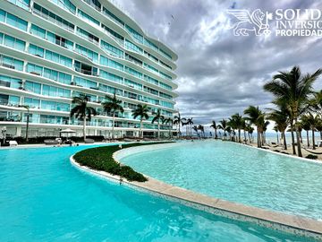 NUEVO VALLARTA | DEPARTAMENTO A PIE DE PLAYA EN MARITIMA PLAYA - ENTREGA INMEDIATA