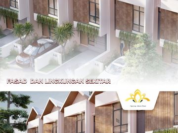 Rumah Teras Ala. Cipayung, Baru 2 LANTAI di Pinggir Jalan Utama Mabes TNI, Jakarta Timur Jual Dijual