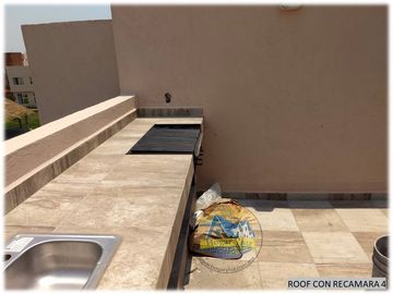 Casas con alberca y roof garden, cocineta y closets