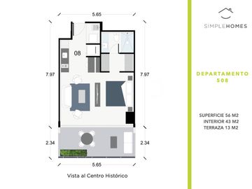Acogedor Departamento en Renta en Binen