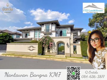 Luxury house For Sale at Nantawan Bangna km7 L-Size 53 M.THB