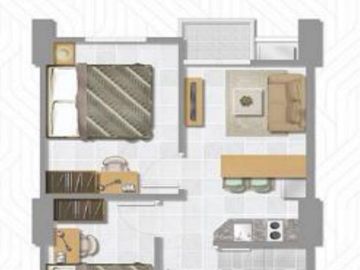 Sewa Apartemen Podomoro Golf View 2BR Dekat Stasiun LRT Harjamukti