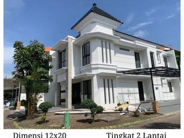 GRESS BARU! Rumah Jemursari Regency 2 Lantai Hook Dekat Raya Tenggilis Prapen