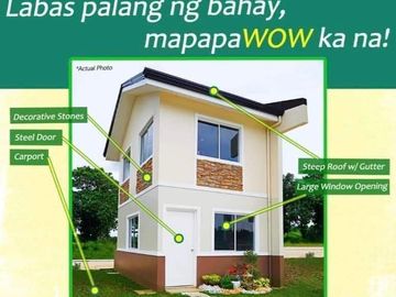 2 BR Single Attached House thru PagIBIG for Sale in Tierra Vista, Dasmarinas Cavite — Jasmine Model