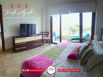 Departamento en venta en La Cruz de Huanacaxtle a solo 5 min de zona dorada de Bucerías