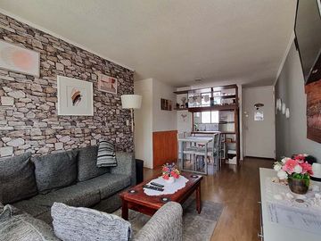 Se vende departamento amoblado vista al mar De La Bahía Coquimbo 3D 1B