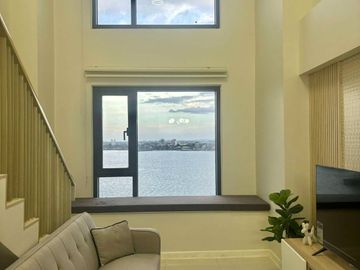 FOR SALE - 1BR SEAVIEW LOFT IN MANDANI BAY, MANDAUE CEBU. INTERIOR DESIGNED & FURNISHED.