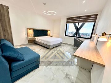 Departamento en alquiler amoblado, sector Torre Medica La Carolina ingreso a Machala