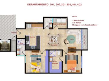 DEPARTAMENTO EN VENTA TORRE KALI