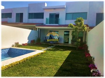 Casas con alberca privada, 4 recámaras, excelentes acabados