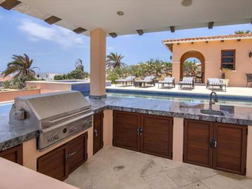 Residencia con vista al mar, Area de asador pegada a la alberca privada, Jacuzzi, Terraza y Fogata,  Pacific Ocean, Cabo San Lucas.