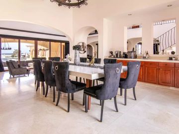 Residencia con vista al mar, Area de asador pegada a la alberca privada, Jacuzzi, Terraza y Fogata,  Pacific Ocean, Cabo San Lucas.