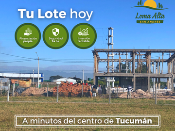 Tu terreno con anticipo y cuotas