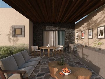 Casa de 1 piso, 4 rec, 225 m2 constr en Magnolia Residencial , Sn Miguel d Allende