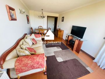 Departamento en venta  de dos dormitorios en Viña del mar con vista al mar
