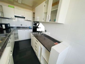 Departamento en venta  de dos dormitorios en Viña del mar con vista al mar