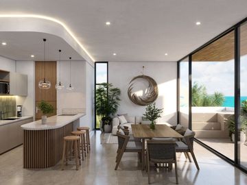Condo frente al mar, Jacuzzi Privado, Rooftop, pre-construcción, Telchac Puerto, Yucatán