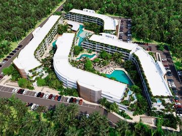 Condominio con alberca privada, terraza panoramica, casa club 4 albercas, area para niños, Pet zone, gimnasio, casa club, restaurante, terraza bar, co