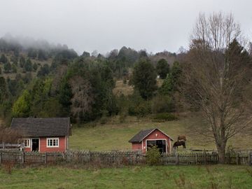 Espectacular Parcela de 15,5ha en Panguipulli, Casa en Condominio con vista al Lago Panguipulli y Volcán Villarrica