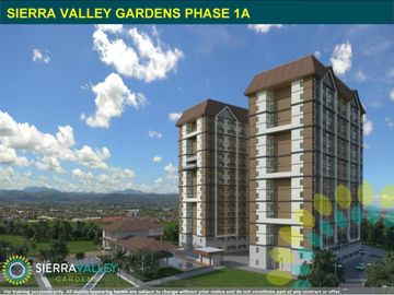 1BEDROOM UNIT AT SIERRA VALLEY GARDEN CAINTA RIZAL NO DP MONTHLY AS LOW AS 16k/MONTHLY