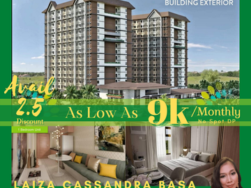 1BEDROOM UNIT AT SIERRA VALLEY GARDEN CAINTA RIZAL NO DP MONTHLY AS LOW AS 16k/MONTHLY