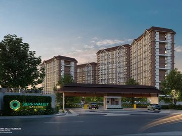 1BEDROOM UNIT AT SIERRA VALLEY GARDEN CAINTA RIZAL NO DP MONTHLY AS LOW AS 16k/MONTHLY