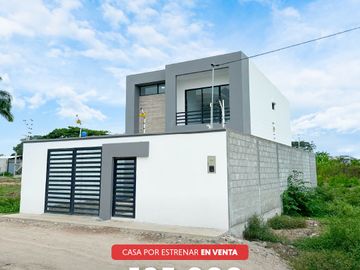 EN VENTA: Casa por estrenar en sector Av. Ferroviaria, Machala