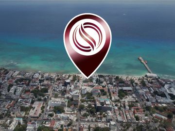 Penthouse con alberca y rooftop, frente al mar, pre-venta Playa del Carmen.