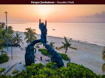 Penthouse con alberca y rooftop, frente al mar, pre-venta Playa del Carmen.